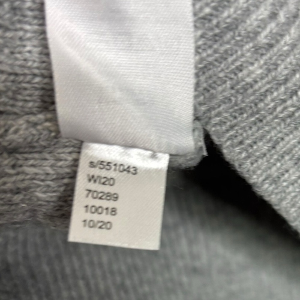 LOFT Women’s Dog Terrier Knit Turtleneck Sweater Gray Size Large Cotton Wool - Picture 7 of 11
